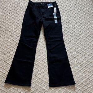 NWT Old Navy Women's Black High Rise Flare Jeans